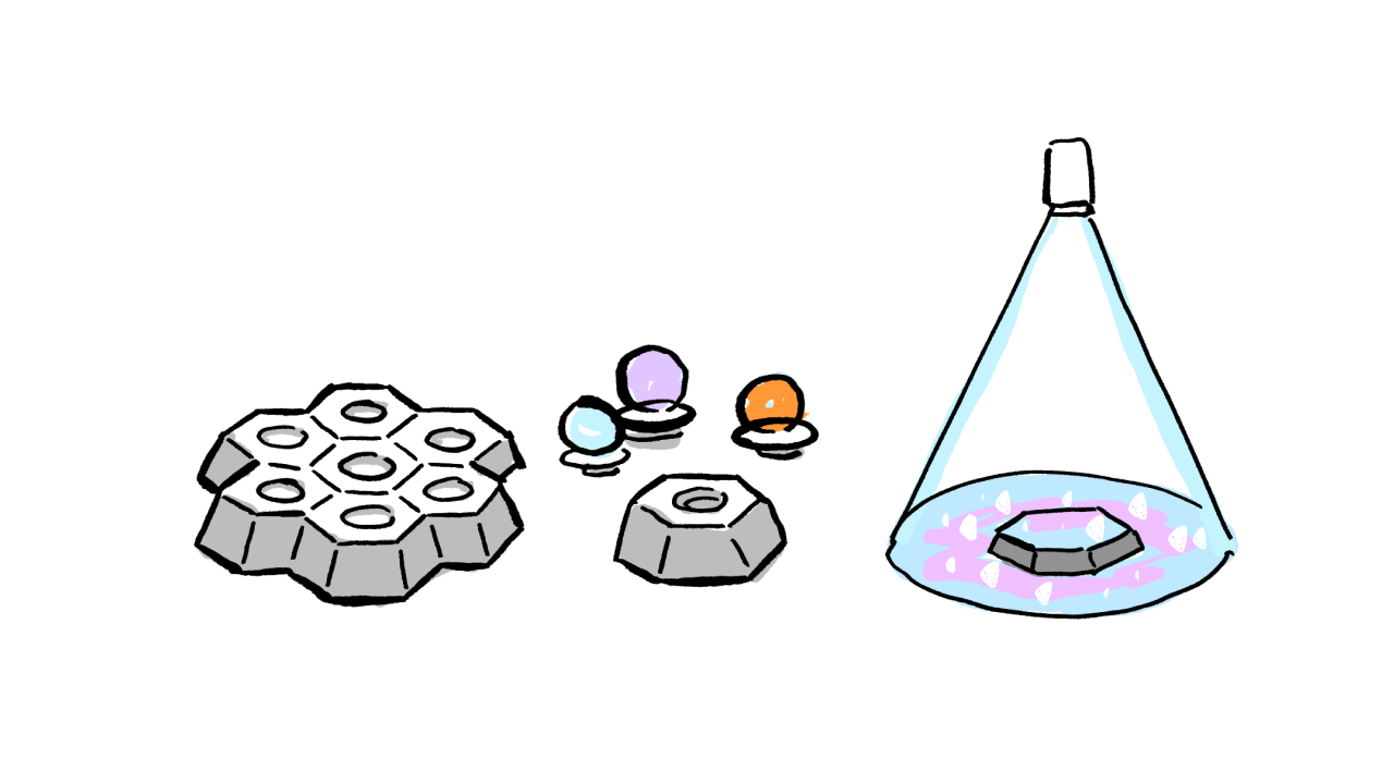 Final concept sketch with integrated tactile and visual components
